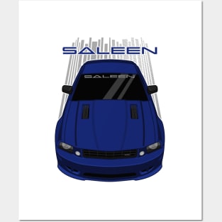 Ford Mustang Saleen 2005-2009 - Sonic Blue Posters and Art